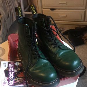 Green Doc Martens